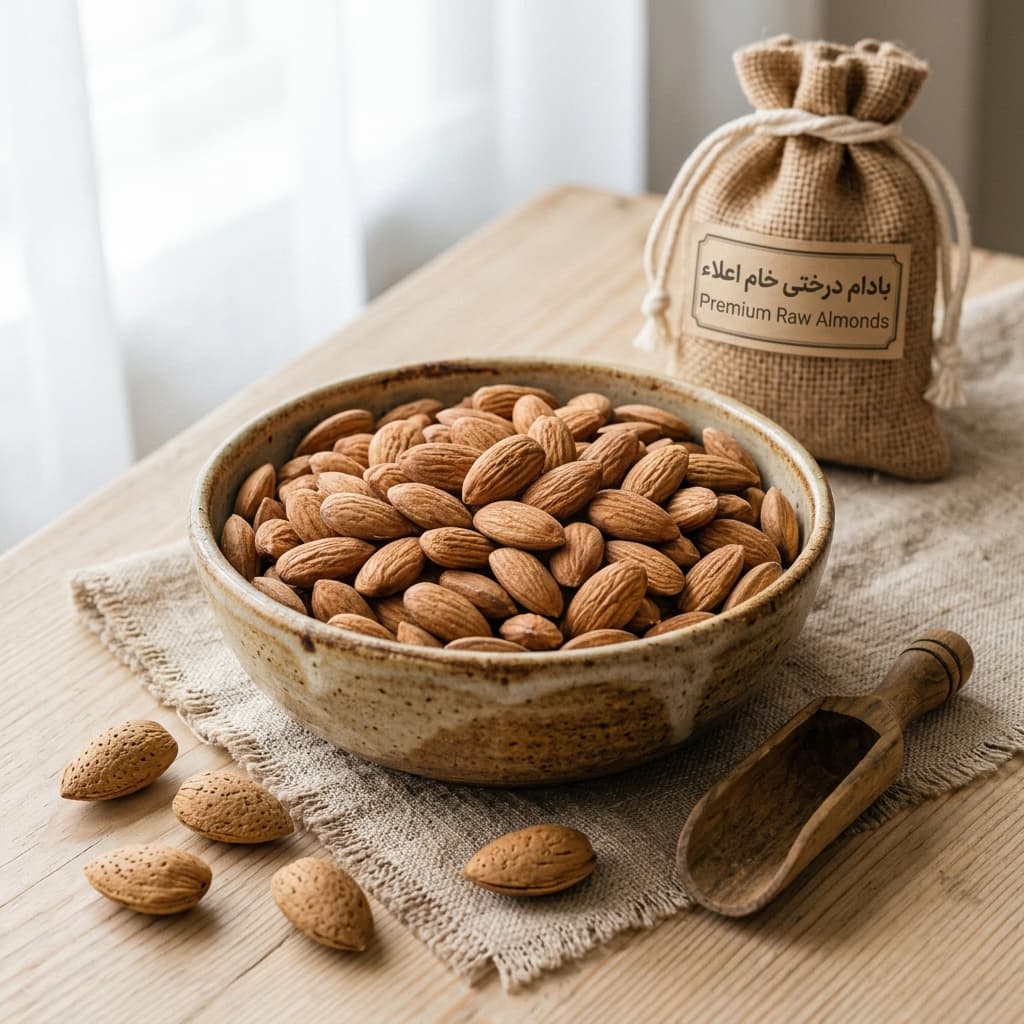 بادام درختی خام